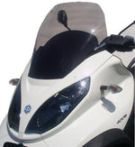 Bullster Windshield Windscreen For Piaggio MP3 125 2007-2008 62 cm (24-1 2") - Black Smoke