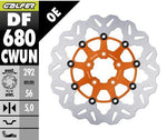 Galfer Floating Wave Brake Disc For Harley Davidson FLDE 1750 2018-2020 - Orange - Front