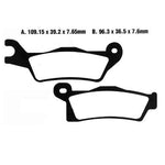 Moto Master Nitro ATV Brake Pads For Can Am Outlander 1000 EFI 4x4 2012-2015 & 2019-2022 Front Right