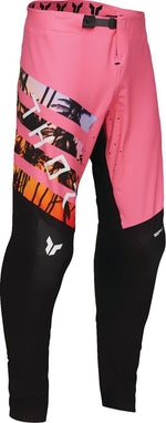 Thor Sportmode SD Pants - Black Orange Pink White