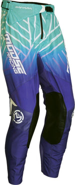 Moose Racing Sahara Pants - Black Purple Turquoise White