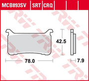 TRW CRQ Series Carbon Race Brake Pads For Honda CB 1100 RS 2017-2018 Front
