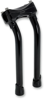 Biltwell Murdock Handlebar Risers 30.5 cm (12") - Black/Electroplate/Satin