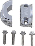 Thrashin Supply Co Brake Clutch Perch Clamps For Harley Davidson FLD 1690 2012-2013 - Chrome