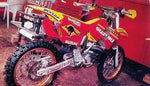 Tecnosel Team Suzuki Seat Cover For Suzuki RM125 1996-1998 - Red/Yellow