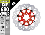 Galfer Brake Disc Floating Wave For Harley Davidson FLDE 1750 2018-2020 - Red - Front