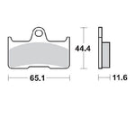 Moto Master Nitro ATV Brake Pads For CF Moto CF 500 3 4X4 2010-2011 - Rear
