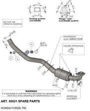 LeoVince High Performance Stainless Steel Front Pipe For Honda NSS 750 2021-2024