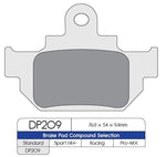 DP Brakes Standard Sintered Metal Brake Pads For Suzuki DR600 R 1985-1989 Front