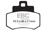 EBC SFA-HH Series Sintered Scooter Brake Pads For Kymco Grand Dink 250 2001-2006 Rear