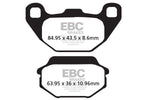 EBC SFAC Carbon Series Scooter Brake Pads For Kymco Agility 125 2008-2016 Front