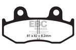 EBC SFA Series Organic Scooter Brake Pads For Suzuki AN 250 Burgman 1998-2001 Rear