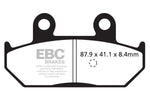 EBC SFAC Carbon Series Scooter Brake Pads For Suzuki AN 400 Burgman 2007-2009 Rear