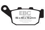 EBC SFAC Carbon Series Scooter Brake Pads For Honda FES 125 2003-2006 Rear
