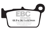 EBC R Series Heavy Duty Sintered Brake Pads For Beta ALP 125 2006-2008 Rear