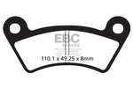 EBC TT Sport Carbon Fusion Brake Pads For Keeway ATV 300 4X4 2010-2011 Rear Left