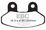 EBC SFAC Carbon Series Scooter Brake Pads For Sym Joyride 125 2001-2006 Front