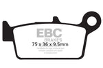 EBC SFA Series Organic Scooter Brake Pads For Honda NSR 50 R 1997-2000 Rear