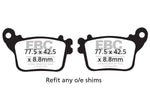 EBC Vee Semi-Sintered Brake Pads For Honda CB600F Hornet 2007-2012 Rear