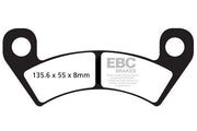 EBC R Series Heavy Duty Sintered Brake Pads For Arctic Cat Textron Wildcat 4 1000 EFI HO 4X4 2013-2016 Front