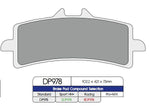 DP Brakes Standard Sintered Metal Brake Pads For Ducati 1098 2007-2008 Front