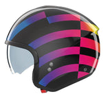 Nolan N20-2 Open Face Motorcycle Helmet With Visor - Policromo 345