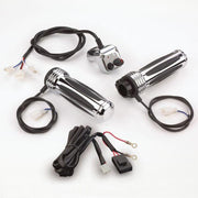 Show Chrome Comfort heated grips For Honda GL1500C Valkyrie 1997-2003 - Chrome