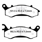 EBC FA Series Organic Brake Pads For Mutt Akita 125 CBS 2020-2022 Front