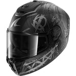 Shark Spartan RS Full Face Motorcycle Helmet - Carbon Shiever DAS