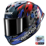 Shark Aeron-GP FIM Full Face Motorcycle Helmet - Zarco Victory DBU