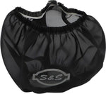 S&S Cycle Tall Pre-filter Rain Sock for Super Stock Air Cleaner For Harley Davidson FLD 1690 2012-2013 - Black