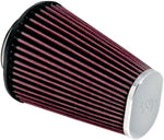 K&N Air Filter For Air Charger Intake For Harley Davidson FLD 1690 2013 - Chrome Red