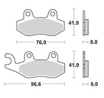 Moto Master Ceramic Brake Pads For Kawasaki BN125 2000-2009 - Front