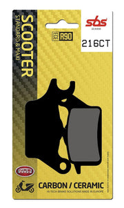 SBS Carbon Tech Organic Front Brake Pads For Honda AFS 110 2012-2016
