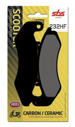 SBS Carbon Tech Organic Front Brake Pads For Keeway CityBlade 125 2017-2019