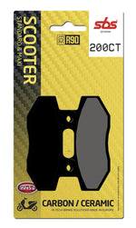 SBS Carbon Tech Organic Front Brake Pads For Garelli Flexi 50 2012