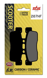 SBS HF Street Ceramic Organic Front Brake Pads For Yamaha XC125C 2010