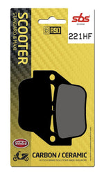 SBS HF Street Ceramic Organic Rear Brake Pads For Yamaha YP 250 R 2014-2016