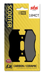 SBS Carbon Tech Organic Rear Brake Pads For Suzuki AN 250 Burgman 1998-2003