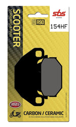 SBS HF Street Ceramic Organic Front Brake Pads For Kymco Agility City 125 2014-2016