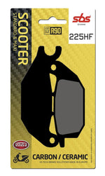 SBS HF Street Ceramic Organic Rear Brake Pads For Yamaha MW 125 2014-2016