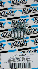 Drag Specialties Bolt Set For Harley Davidson FLD 1690 2012-2013 - Silver