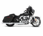 Rinehart 4" Dual Silencers For Harley Davidson FLHR 1340 1995-1998 - Chrome
