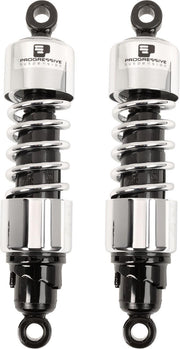 Progressive Suspension 412 Series Shocks For Harley Davidson FLH 1868 ABS 2021 305.00 mm (12.00") - Chrome