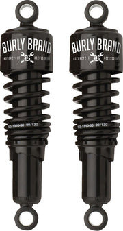 Burly Slammer Shocks For Harley Davidson XL 1200 C 2004-2020 Rear 267.00 mm (10.50") - Black