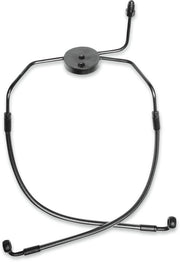 Magnum Shielding Designer Series Front Lower Brake Hose Kit For Harley Davidson FXDL 1340 1996-1998 Front Lower - Black Black Pearl