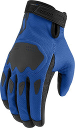 Icon Hooligan CE Gloves - Black Blue