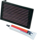 K&N High Flow Air Filter For Yamaha XT 600 1990 - Black Red