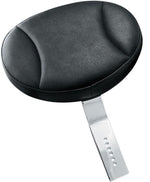 Kuryakyn Plug-in Drivers Backrest For Harley Davidson FLHR 1340 1998 - Black/Chrome