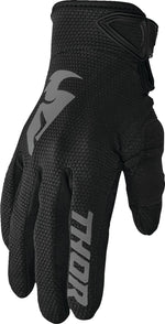 Thor Womens Sector Gloves - Black Grey